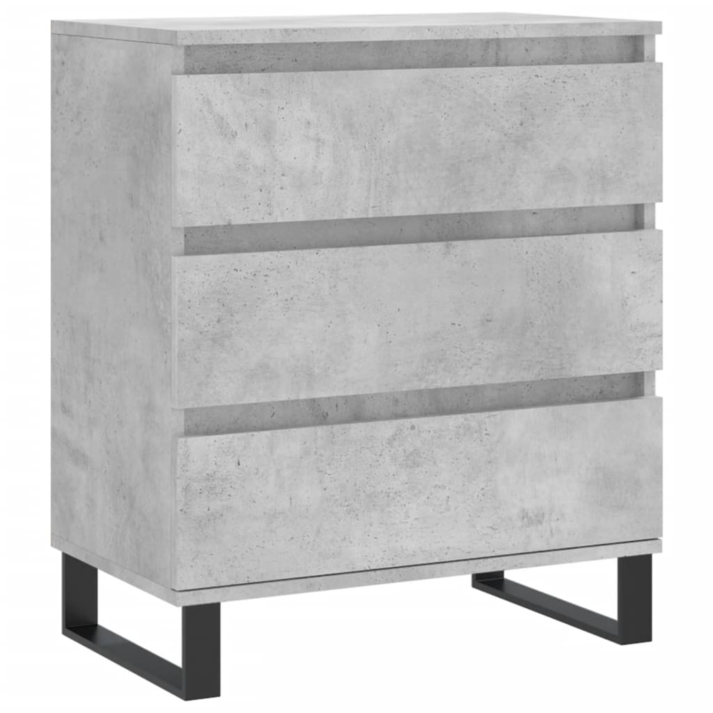 Credenza Grigio Cemento 60x35x70 cm in Legno Multistrato - homemem39