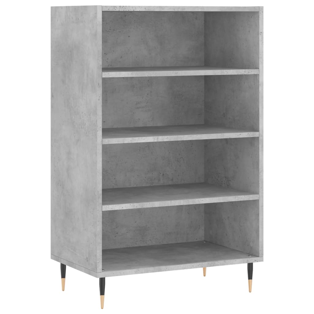 Credenza Grigio Cemento 57x35x90 cm in Legno Multistrato - homemem39