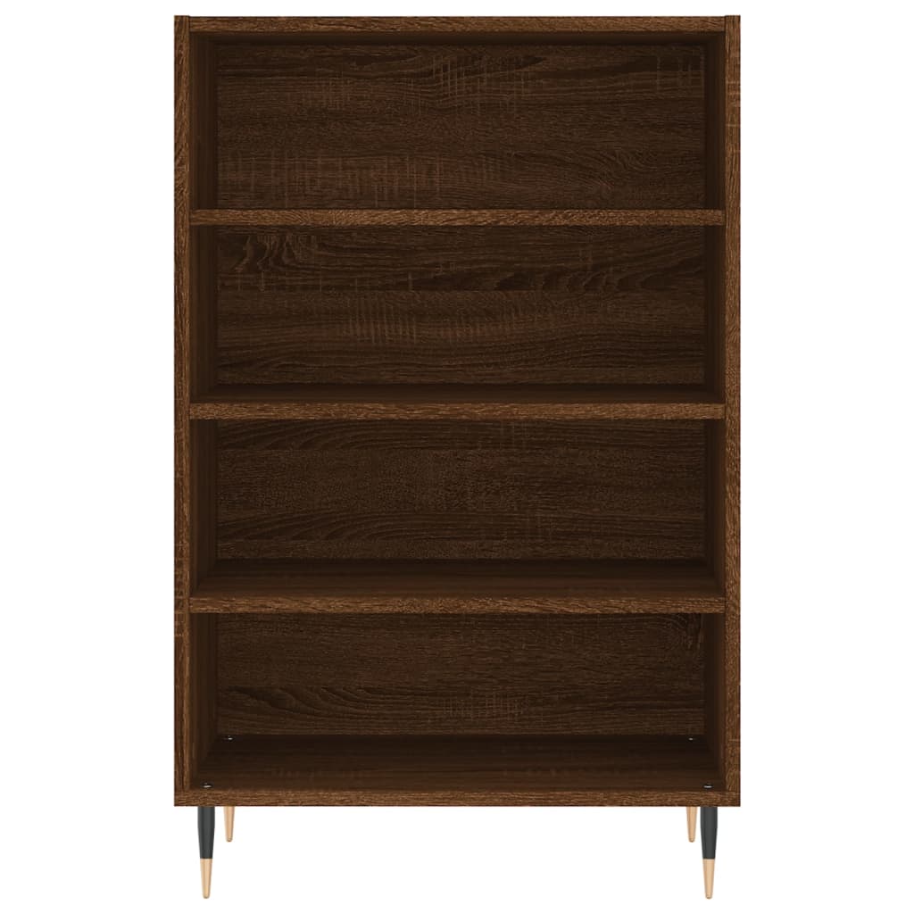 Credenza Rovere Marrone 57x35x90 cm in Legno Multistrato - homemem39