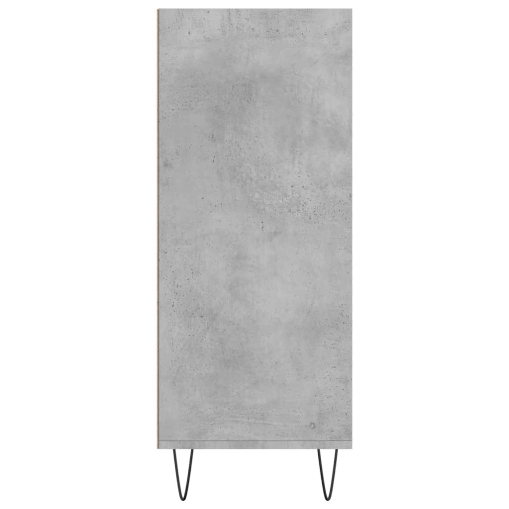 Credenza Grigio Cemento 57x35x90 cm in Legno Multistrato - homemem39