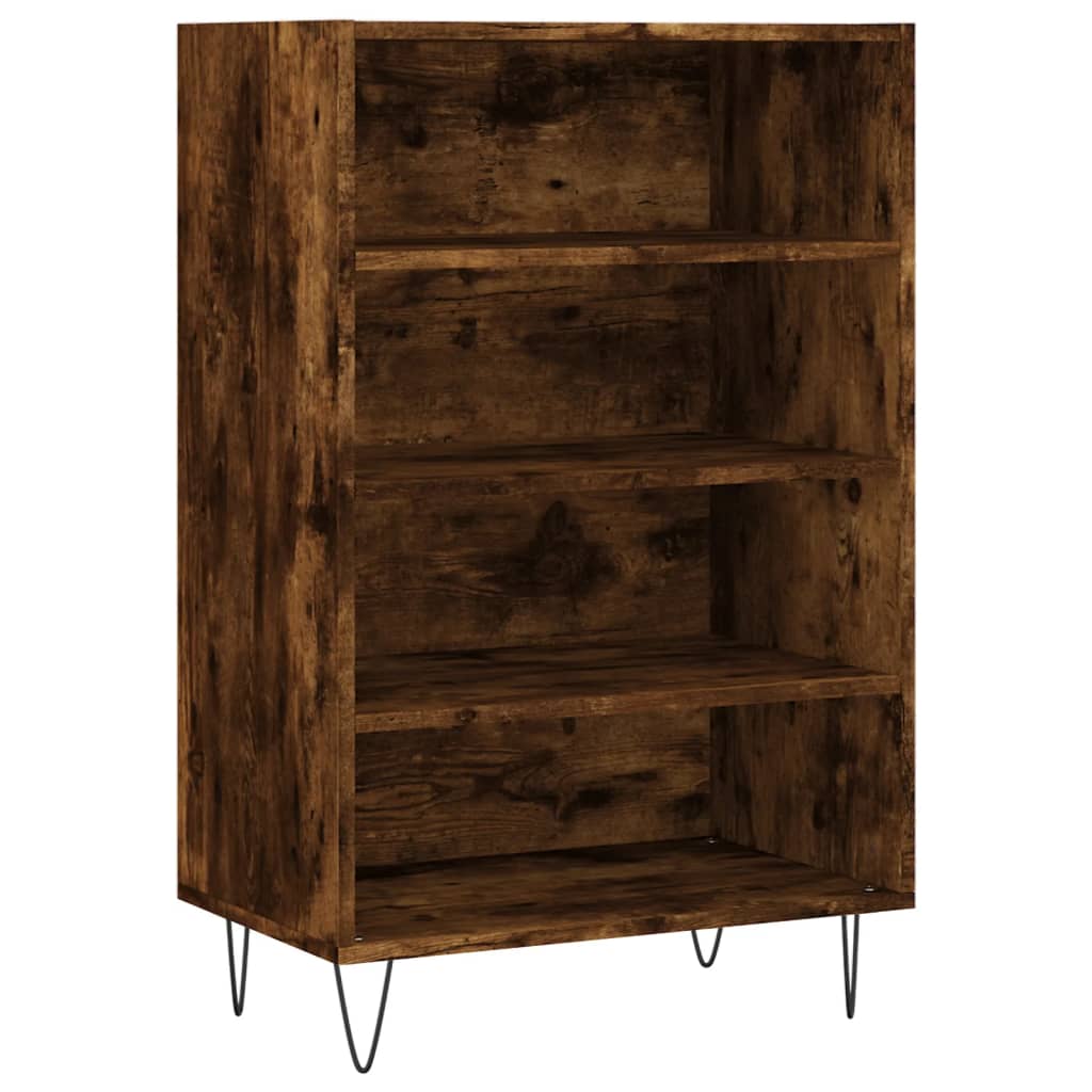 Credenza Rovere Fumo 57x35x90 cm in Legno Multistrato - homemem39