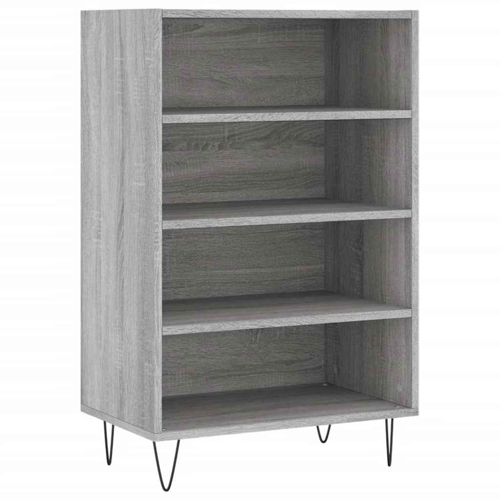 Credenza Grigio Sonoma 57x35x90 cm in Legno Multistrato - homemem39