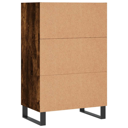 Credenza Rovere Fumo 57x35x90 cm in Legno Multistrato - homemem39