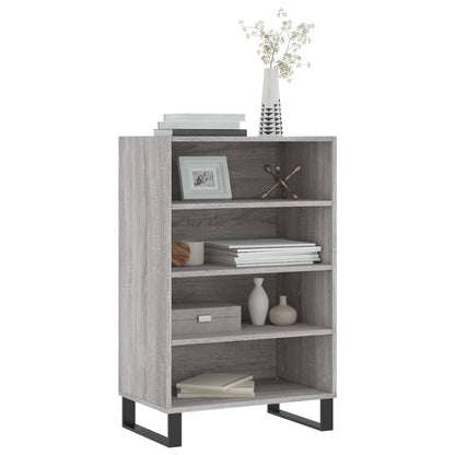 Credenza Grigio Sonoma 57x35x90 cm in Legno Multistrato - homemem39