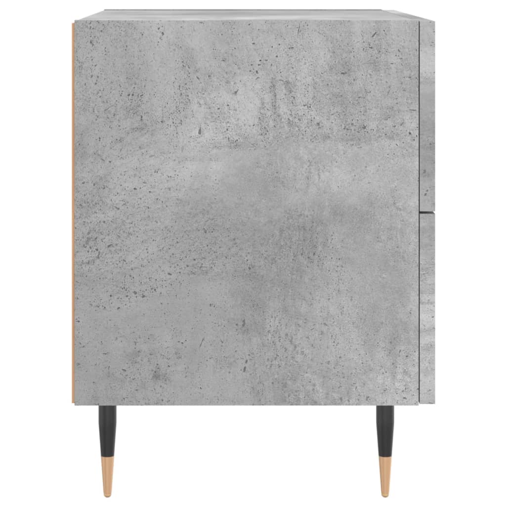 Comodini 2 pz Grigio Cemento 40x35x47,5 cm in Legno Multistrato - homemem39