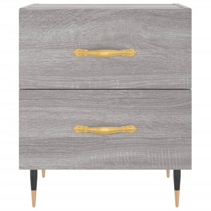 Comodino Grigio Sonoma 40x35x47,5 cm in Legno Multistrato - homemem39