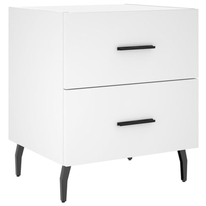 Comodini 2 pz Bianchi 40x35x47,5 cm in Legno Multistrato - homemem39