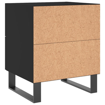 Comodini 2 pz Neri 40x35x47,5 cm in Legno Multistrato - homemem39