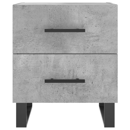 Comodini 2 pz Grigio Cemento 40x35x47,5 cm in Legno Multistrato - homemem39