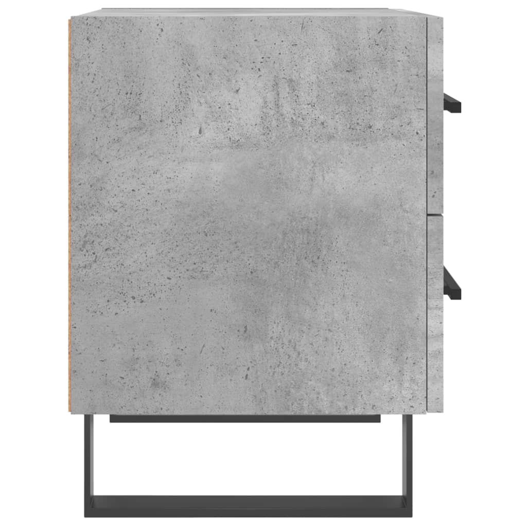 Comodini 2 pz Grigio Cemento 40x35x47,5 cm in Legno Multistrato - homemem39