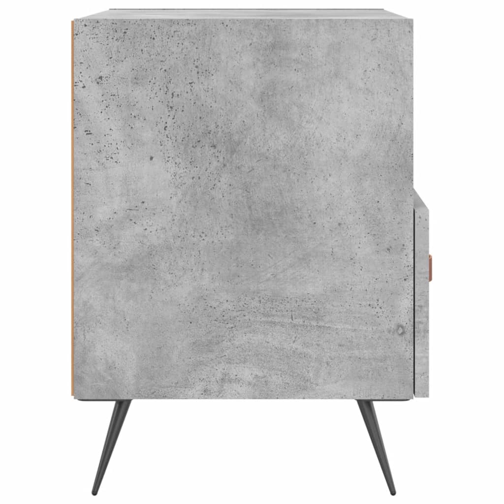 Comodini 2 pz Grigio Cemento 40x35x47,5 cm in Legno Multistrato - homemem39