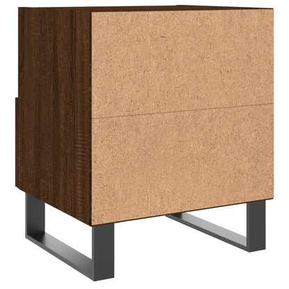 Comodini 2 pz Rovere Marrone 40x35x47,5 cm in Legno Multistrato - homemem39