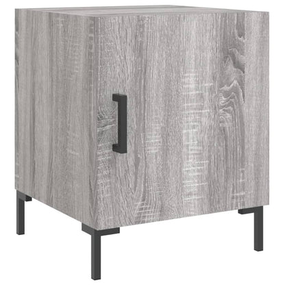 Comodini 2 pz Grigio Sonoma 40x40x50 cm in Legno Multistrato - homemem39