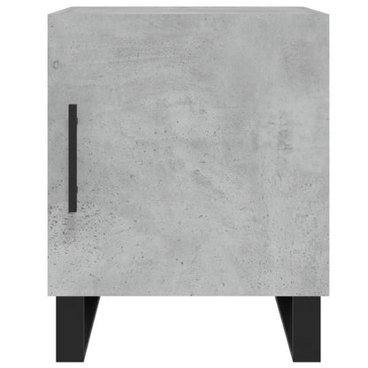 Comodino Grigio Cemento 40x40x50 cm in Legno Multistrato - homemem39