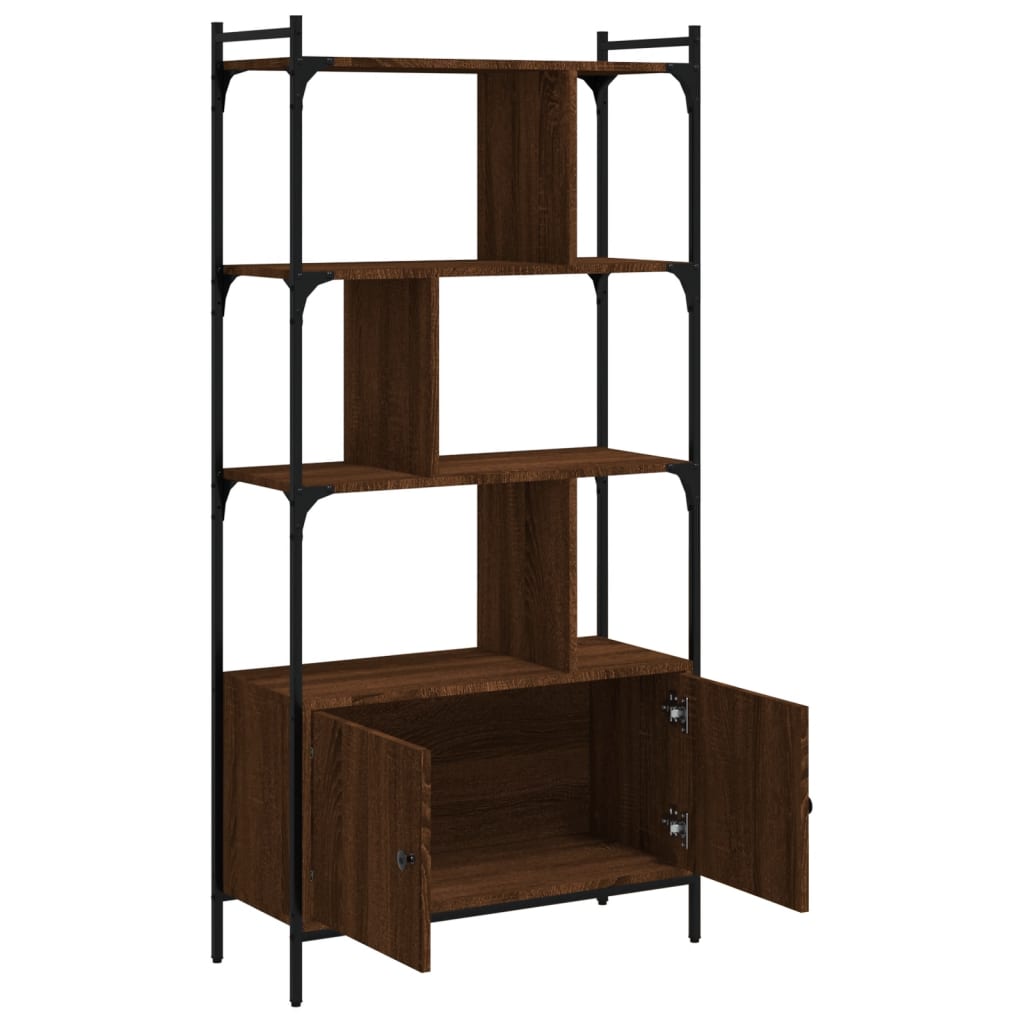 Libreria Ante Rovere Marrone 76,5x30x154,5 cm Legno Multistrato - homemem39