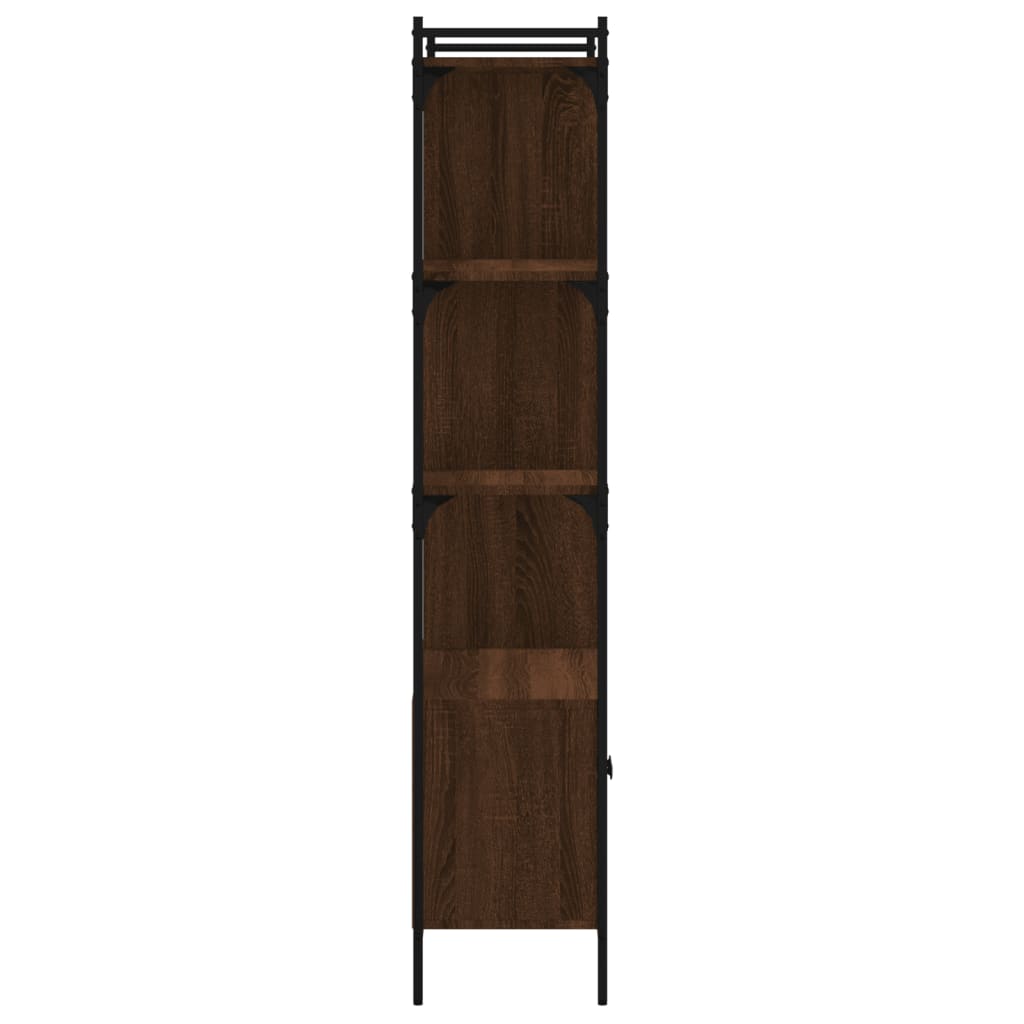 Libreria Ante Rovere Marrone 76,5x30x154,5 cm Legno Multistrato - homemem39