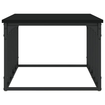 Tavolino da Salotto Nero 100x50x35,5 cm in Legno Multistrato - homemem39