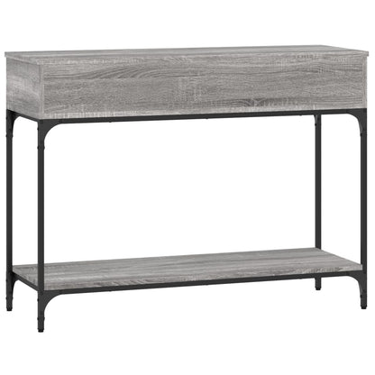 Tavolino Consolle Grigio Sonoma 100x34,5x75cm Legno Multistrato - homemem39