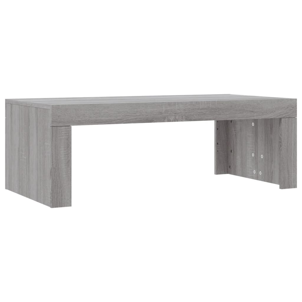 Tavolino da Salotto Grigio Sonoma 102x50x36cm Legno Multistrato - homemem39