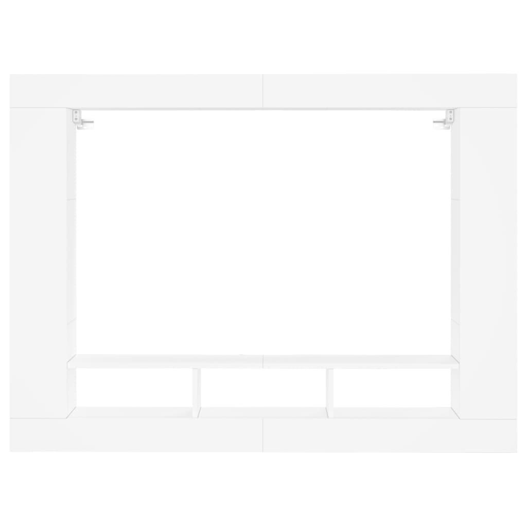 Mobile Porta TV Bianco 152x22x113 cm in Legno Multistrato - homemem39