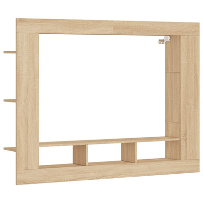 Mobile Porta TV Rovere Sonoma 152x22x113cm in Legno Multistrato - homemem39