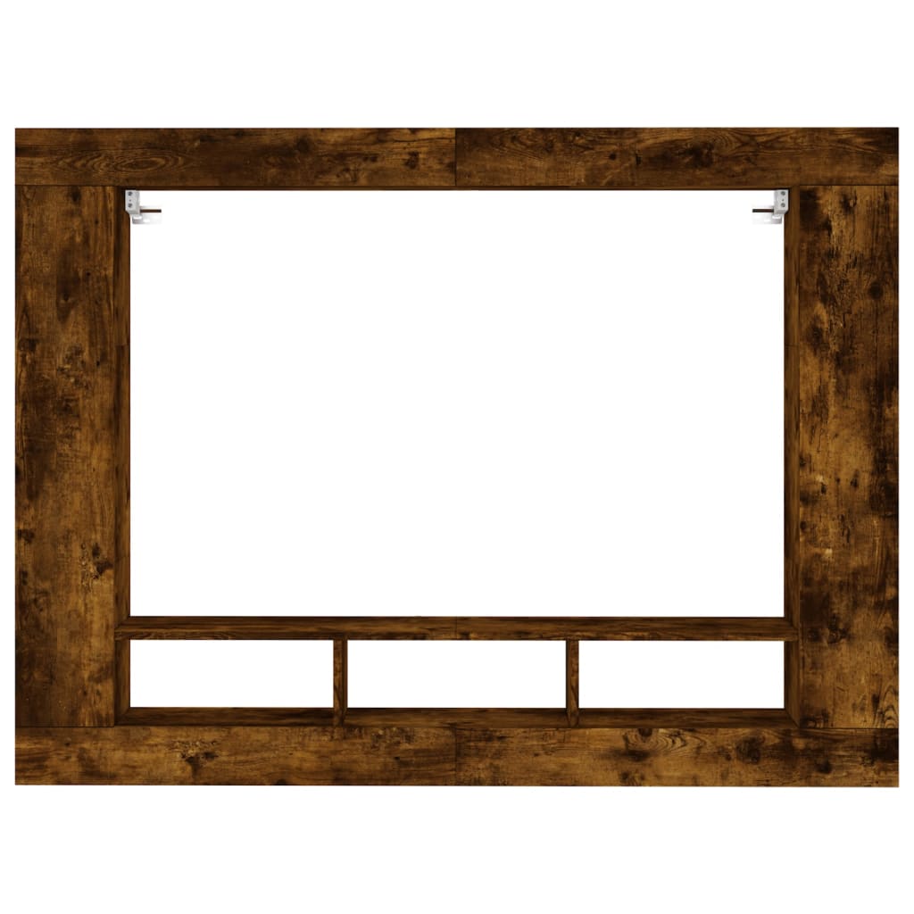 Mobile Porta TV Rovere Fumo 152x22x113 cm in Legno Multistrato - homemem39