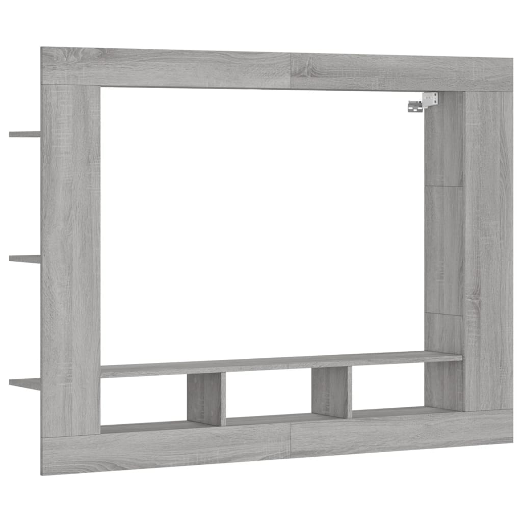 Mobile Porta TV Grigio Sonoma 152x22x113cm in Legno Multistrato - homemem39