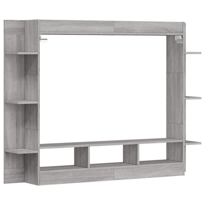 Mobile Porta TV Grigio Sonoma 152x22x113cm in Legno Multistrato - homemem39