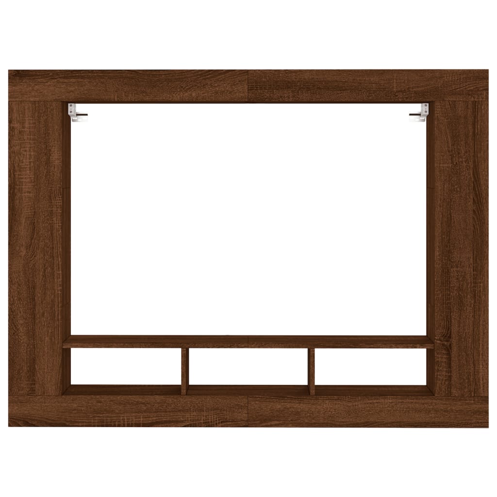 Mobile Porta TV Rovere Marrone 152x22x113 cm Legno Multistrato - homemem39