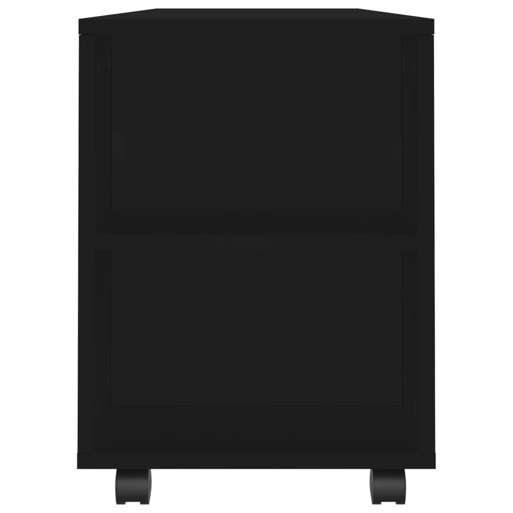 Mobile Porta TV Nero 102x34,5x43 cm in Legno Multistrato - homemem39