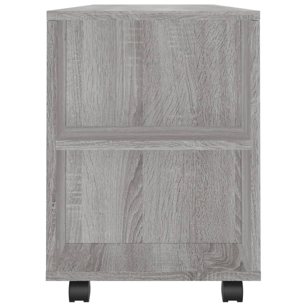 Mobile Porta TV Grigio Sonoma 102x34,5x43 cm Legno Multistrato - homemem39