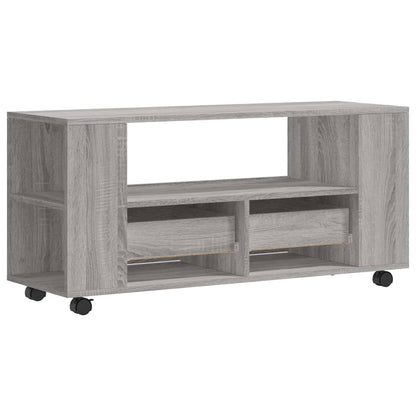 Mobile Porta TV Grigio Sonoma 102x34,5x43 cm Legno Multistrato - homemem39