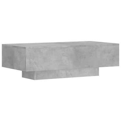 Tavolino Salotto Grigio Cemento 100x49,5x31cm Legno Multistrato - homemem39