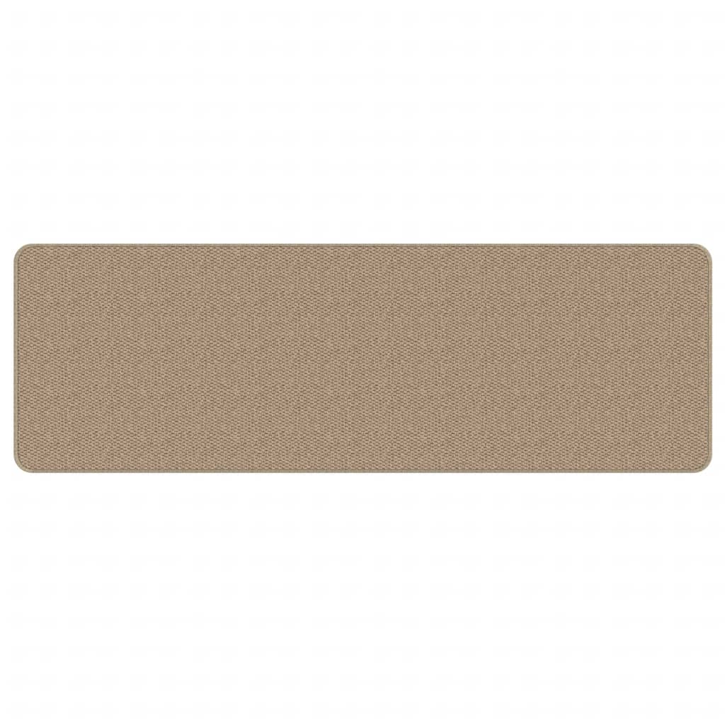 Tappeto Corsia Aspetto Sisal Sabbia 50x150 cm - homemem39