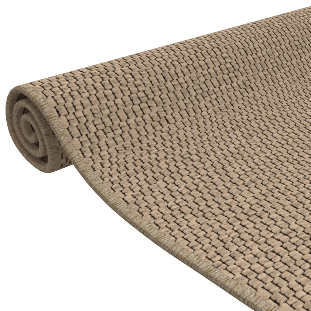 Tappeto Corsia Aspetto Sisal Sabbia 50x150 cm - homemem39