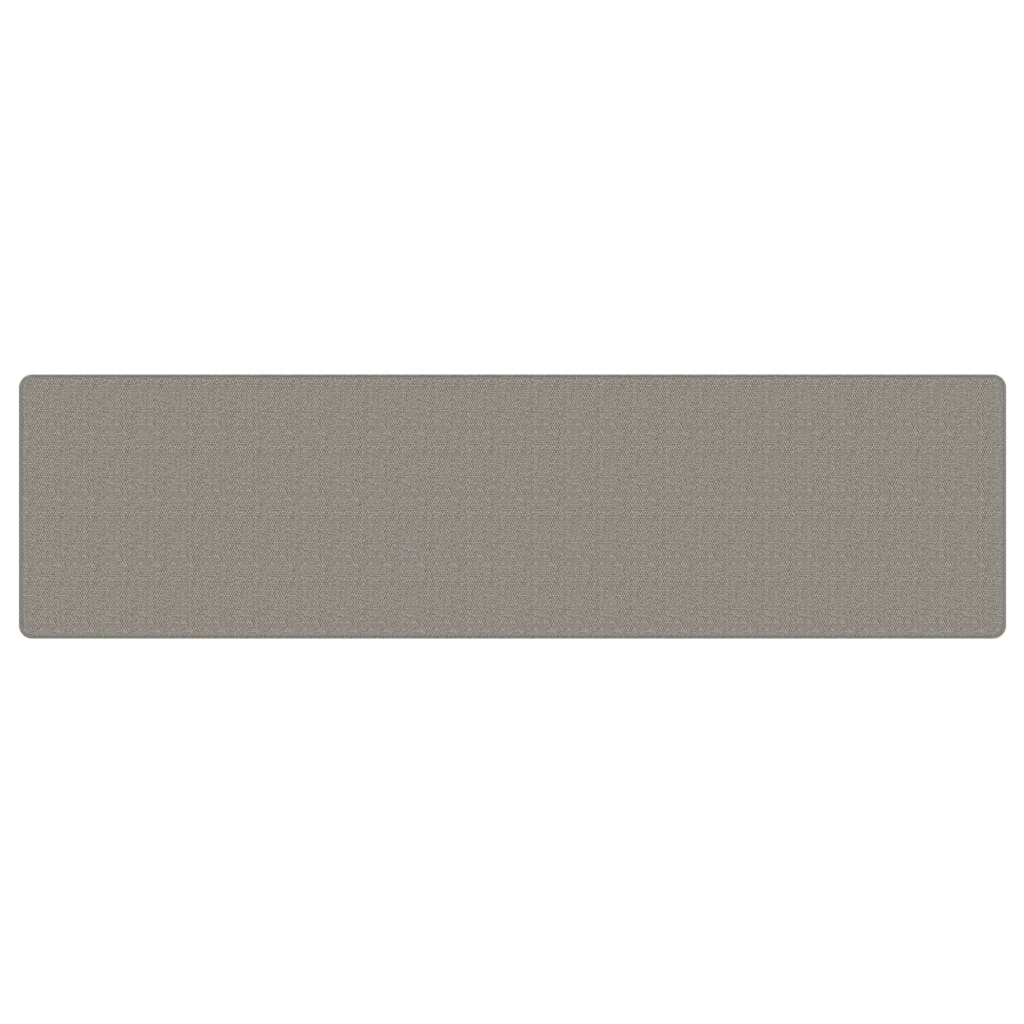 Tappeto Corsia Aspetto Sisal Argento 80x300 cm - homemem39