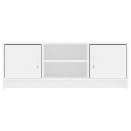 Mobile Porta TV Bianco 102x30x37,5 cm in Legno Multistrato - homemem39