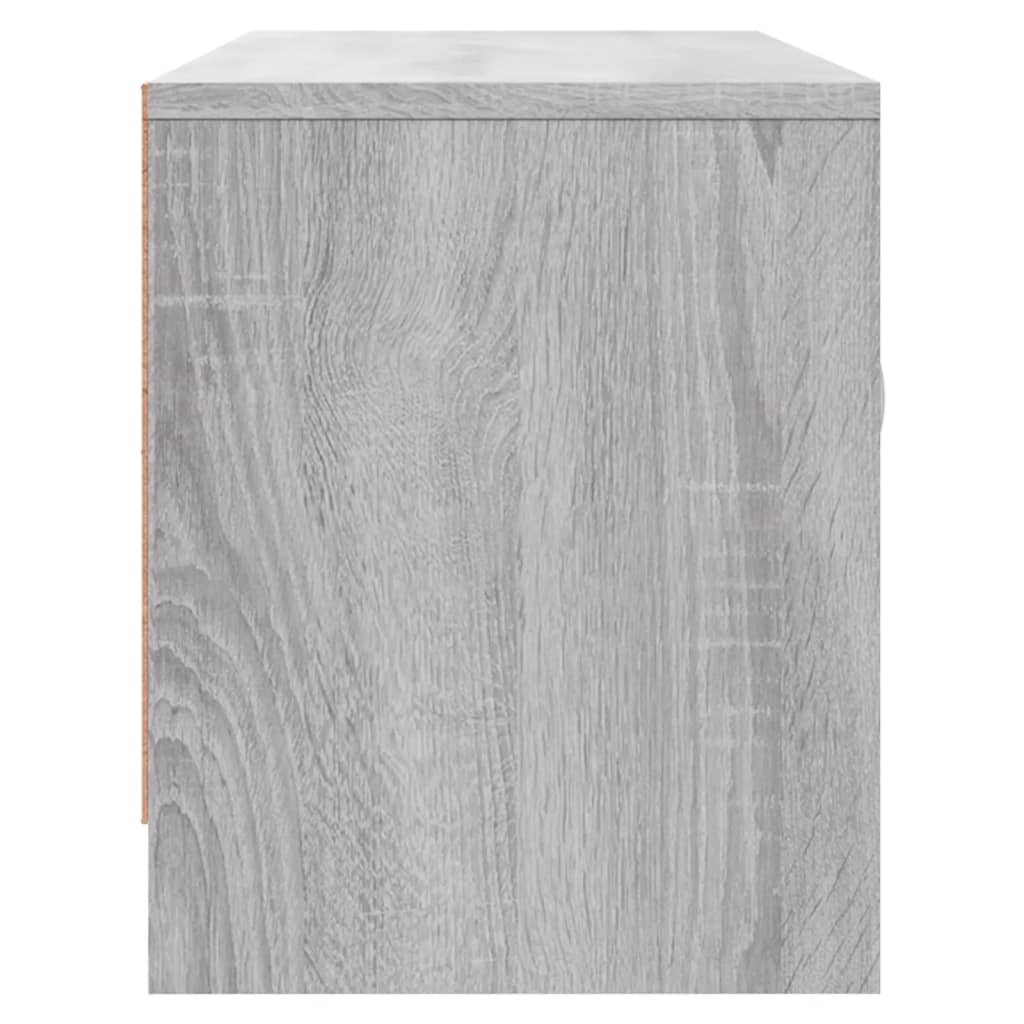 Mobile Porta TV Grigio Sonoma 102x30x37,5 cm Legno Multistrato - homemem39