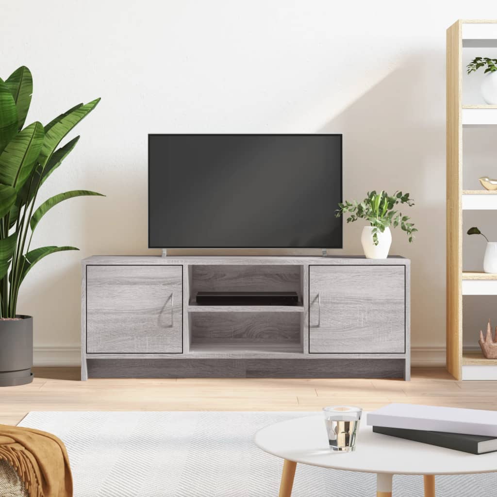 Mobile Porta TV Grigio Sonoma 102x30x37,5 cm Legno Multistrato - homemem39