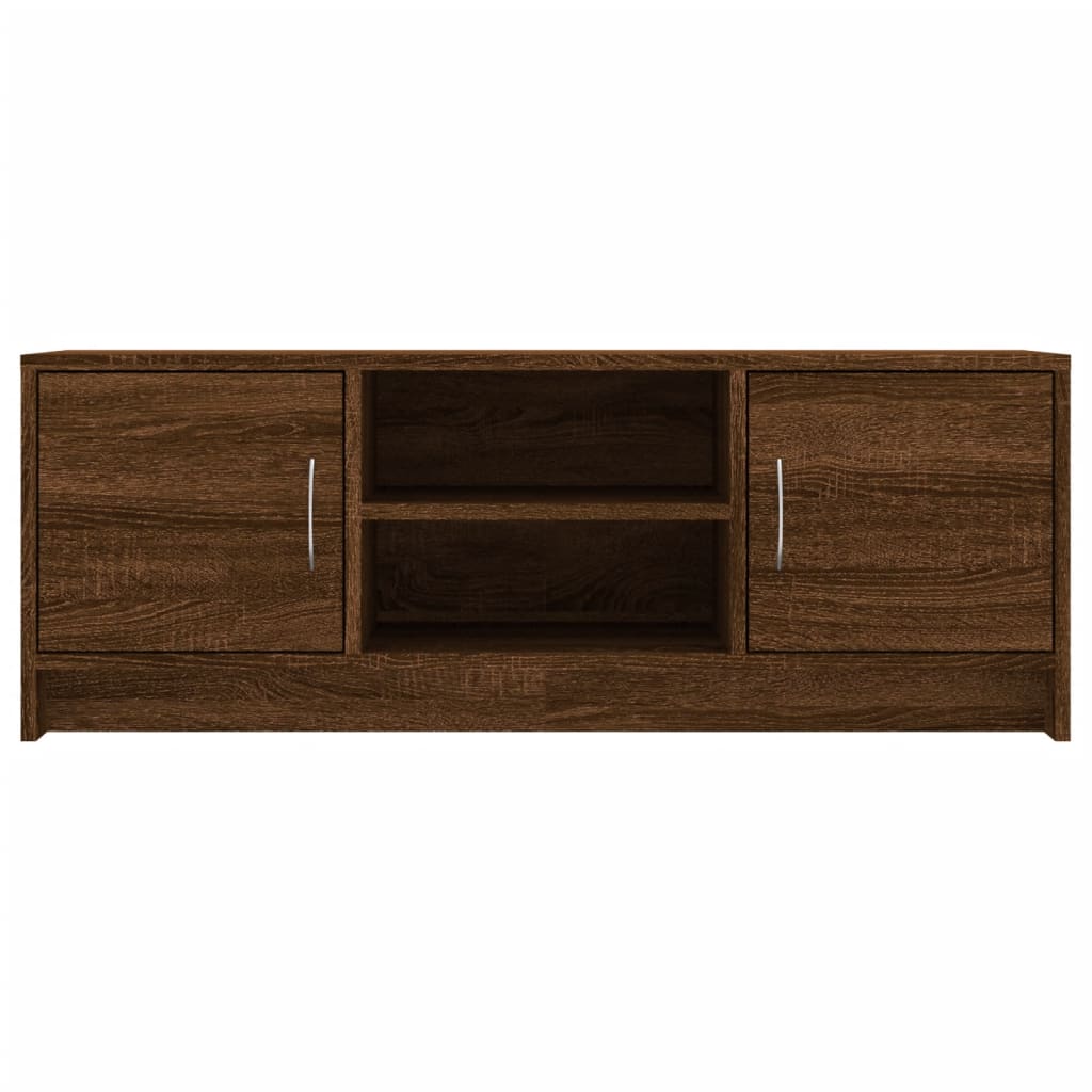 Mobile Porta TV Rovere Marrone 102x30x37,5 cm Legno Multistrato - homemem39