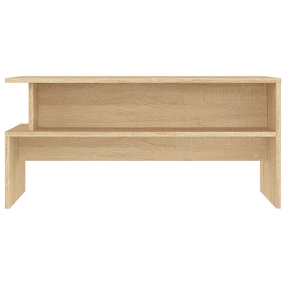 Tavolino Salotto Rovere Sonoma 90x55x42,5 cm Legno Multistrato - homemem39