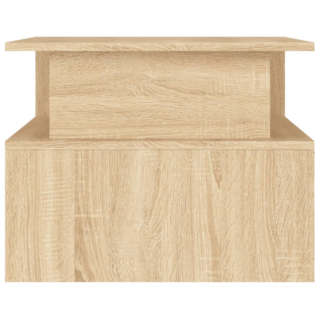 Tavolino Salotto Rovere Sonoma 90x55x42,5 cm Legno Multistrato - homemem39