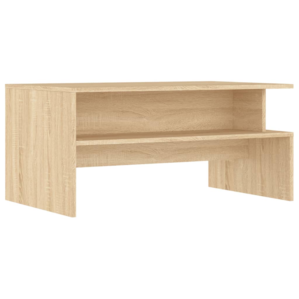 Tavolino Salotto Rovere Sonoma 90x55x42,5 cm Legno Multistrato - homemem39