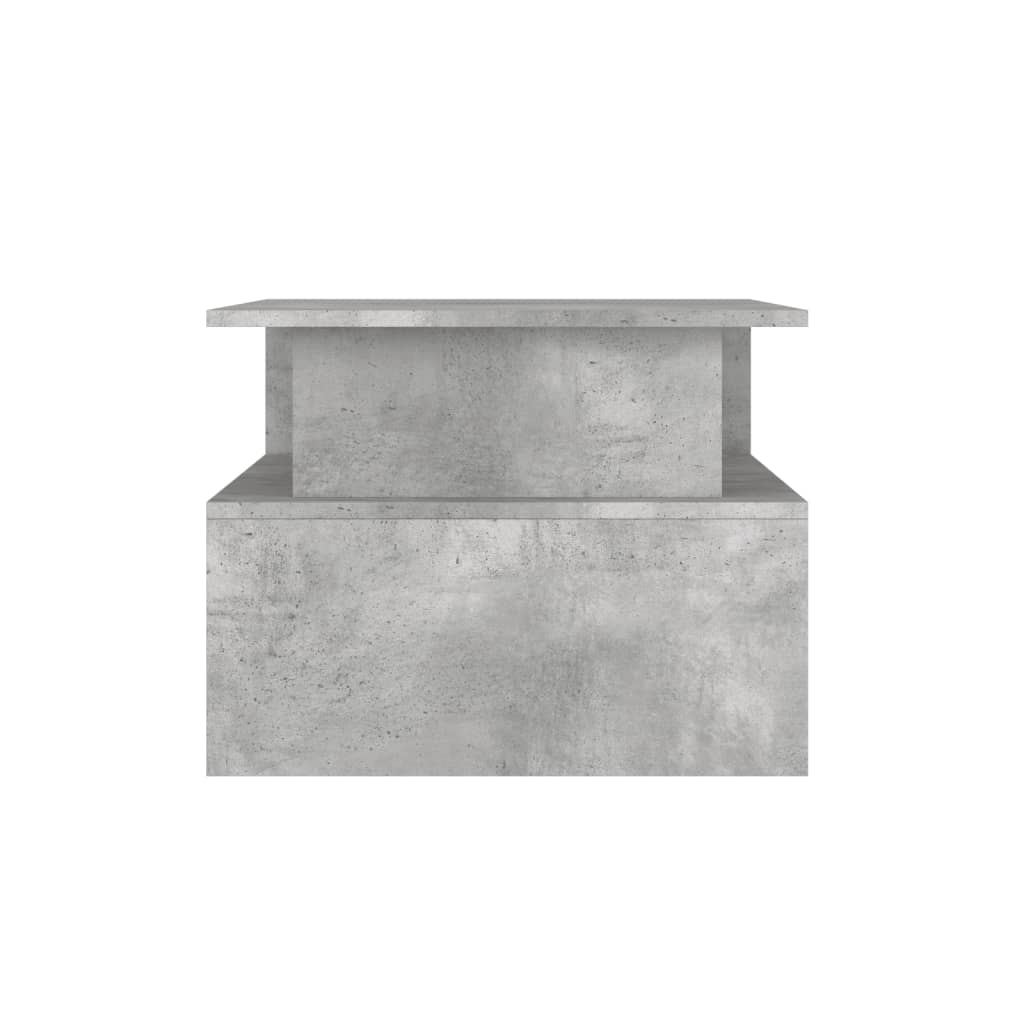 Tavolino Salotto Grigio Cemento 90x55x42,5 cm Legno Multistrato - homemem39