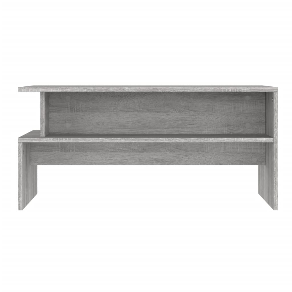 Tavolino Salotto Grigio Sonoma 90x55x42,5 cm Legno Multistrato - homemem39