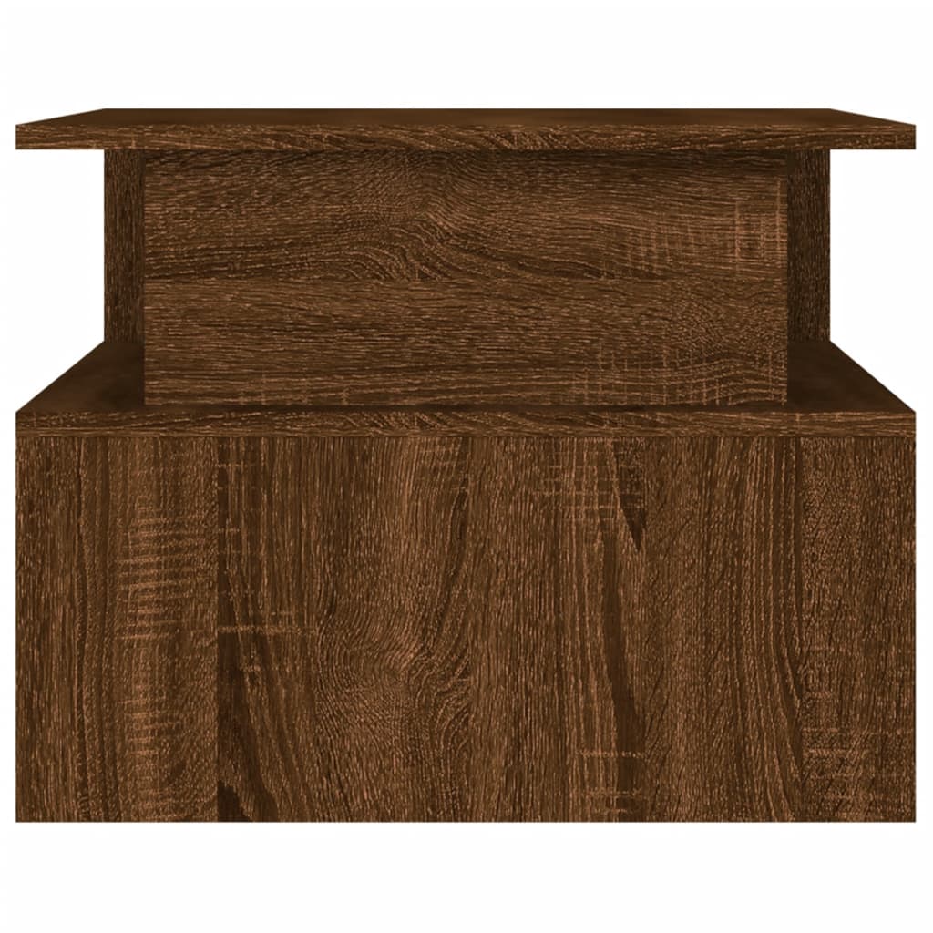 Tavolino Salotto Rovere Marrone 90x55x42,5 cm Legno Multistrato - homemem39