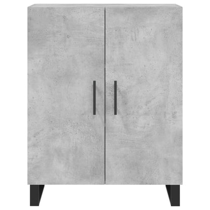 Credenza Grigio Cemento 69,5x34x180 cm in Legno Multistrato - homemem39