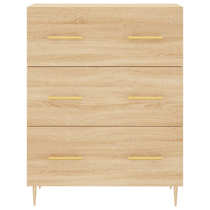 Credenza Rovere Sonoma 69,5x34x180 cm in Legno Multistrato - homemem39