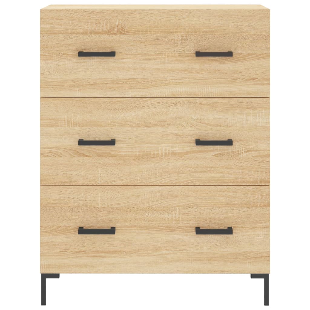 Credenza Rovere Sonoma 69,5x34x180 cm in Legno Multistrato - homemem39