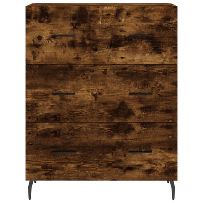 Credenza Rovere Fumo  69,5x34x180 cm in Legno Multistrato - homemem39